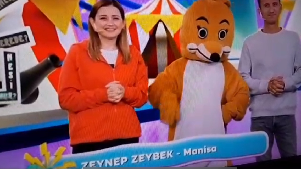 2-A Sınıfından Zeynep Zeybek TRT Çocuk Televizyonunda